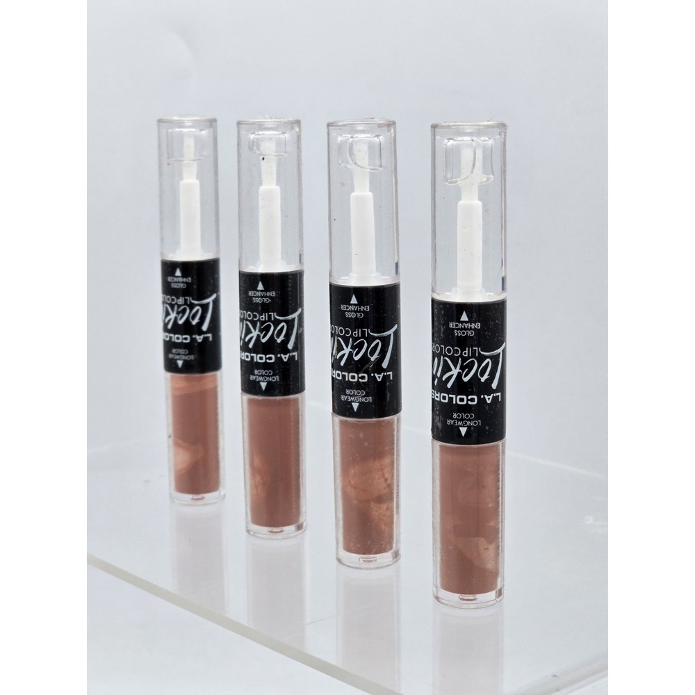 4 Lot L.A. COLORS Lockin'Lip Color - Color Trendsetter CLG367